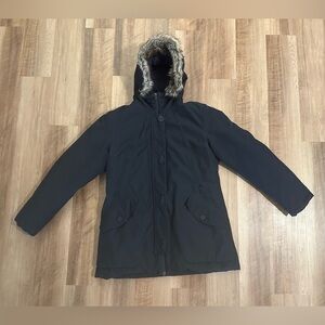 The North Face 550 Down Jacket | Fixed Hood | Faux Fur Trim | Women’s XL